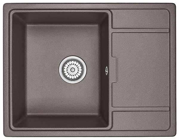 Мойка кухонная Granula прямоугольная кварц 6503, ЭСПРЕССО