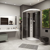 Душ.каб. NG-3512-14LF (1200х800х2150) низкий поддон(13см) стекло ТОНИРОВАННОЕ 3 места