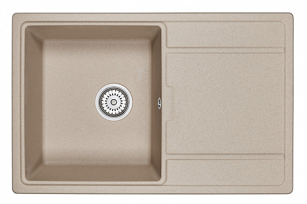 Мойка кухонная Granula прямоугольная кварц 7804, ПЕСОК
