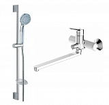 Комплект смесителей для ванной комнаты Bravat Drop 2 в 1 F00409C