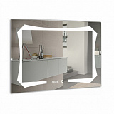 Зеркало Azario OTTO 800х600 сенсор выкл+часы (ФР-00001398)