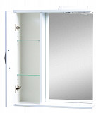 Зеркало со шкафчиком РОКАРД  70 с подсветкой Левое