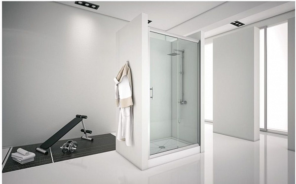 Душевая дверь Aquanet Alfa NAA6121 150, прозрачное стекло NAA6121 1500