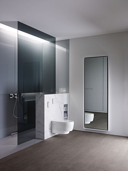 Унитаз-биде подвесной Geberit AquaClean Mera Classic 146.204.11.1 панель белая