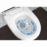 Унитаз-биде подвесной Geberit AquaClean Mera Comfort 146.214.11.1 с системой удаления запахов, панель белая