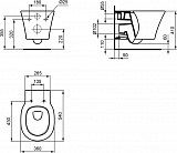 Унитаз подвесной Ideal Standard Connect Air E005401