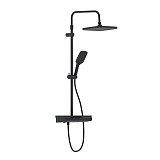 953760300 Gala душевая система с ванно  душевым ТМС смесителемполкой, чёрный