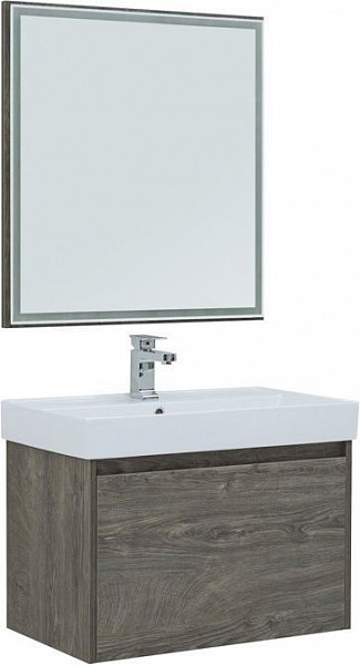 Мебель для ванной Aquanet Nova Lite 75 дуб рошелье (1 ящик) 00242295