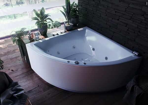 Акриловая ванна Aquatek Юпитер 150 см UPT150-0000005 с гидромассажем