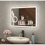 Зеркало AZARIO Dafna 1000*800 влагостойкое с подсветкой и гравировкой (CS00071921)