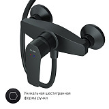 F42890A24 Gem набор 2в1: см-ль д/душа, верхний душ d 220 мм, ручн.душ 110 мм, 1 ф-ция, душевая штанг