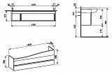Тумба под раковину Laufen Alessi 4.2450.0.097.630.1 120 см