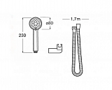 Ручной душ Roca Stella 80/1F 5B9303C00