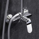 F0785C800 Sunny,душ.система,набор:см-ль д/душа с переключателем,верхний душ d220 мм, ручной душ 110