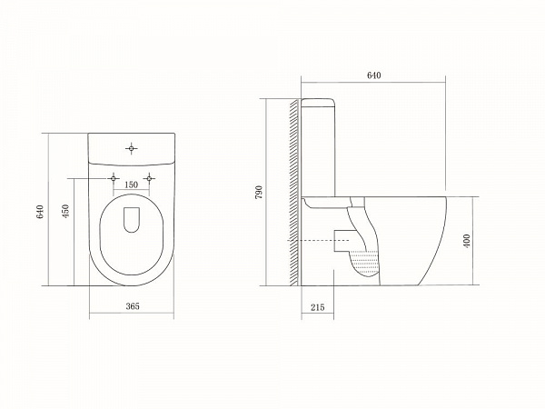 Унитаз-компакт Aquatek Бетта AQ1363B-00 с сиденьем Soft Close