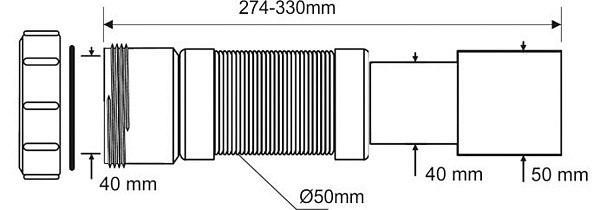 Гофра McAlpine MRMF2-03C