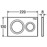 Комплект Viega Prevista + Hatria Erika Pro безободковый + сиденье SoftClose 792855ES