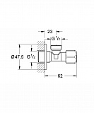 Запорный вентиль Grohe 2201600M