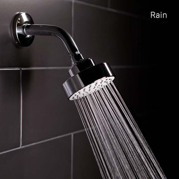 Душевая насадка верхняя круглая, хром, мини, IDDIS, 007MINPi64