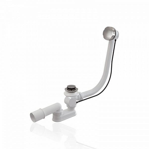 Слив-перелив Koller Pool для ванны автомат комплект металл 80cm (A55K-80)