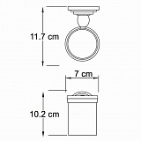 Подстаканник одинарный Wasserkraft Isar K-7328
