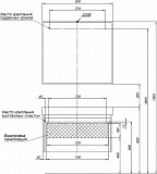 Мебель для ванной Aquanet Nova 90 белый (2 ящика) 00243256