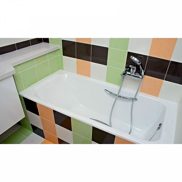 Чугунная ванна Jacob Delafon Parallel 170x70 с отверстиями под ручки E2948-00 (уценка)