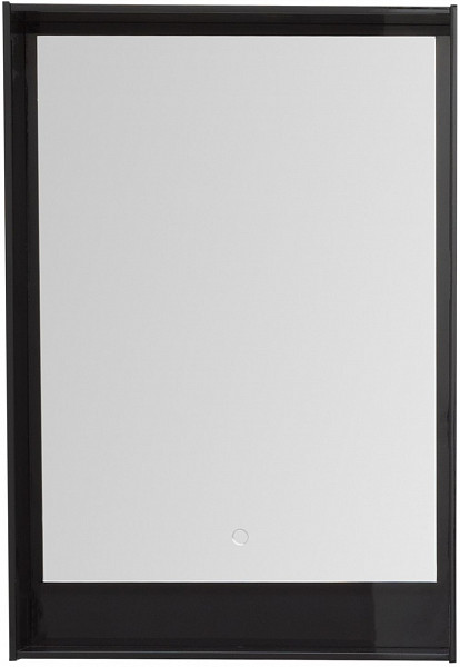 Зеркало Aquanet Милан 60 LED черный глянец 00306383