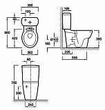 Бачок для унитаза Jacob Delafon OVE E1558-00