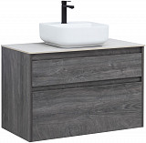 Тумба под раковину Aquanet Nova Lite 90 дуб рошелье (2 ящика) 00242267