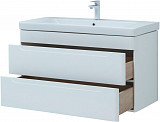 Тумба под раковину Aquanet София 105 белый глянец (2 ящика) 00274116