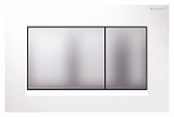 Клавиша смыва Geberit Sigma 30 115.883.KL.1 белый, хром матовый