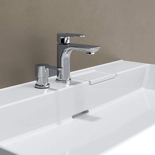 Дозатор Kerama Marazzi LOGICA для мыла встраиваемый, хром