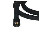 Шланг для душа, черный матовый, силиконовый, 1,2м, Optima Home, IDDIS, OPH12BLi19