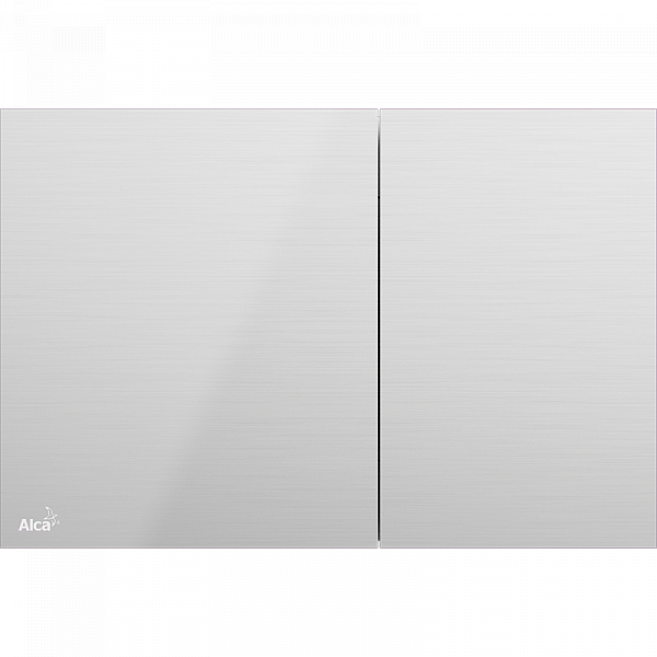 Клавиша смыва AlcaPlast FLAT INOX AIR, мат/глянец