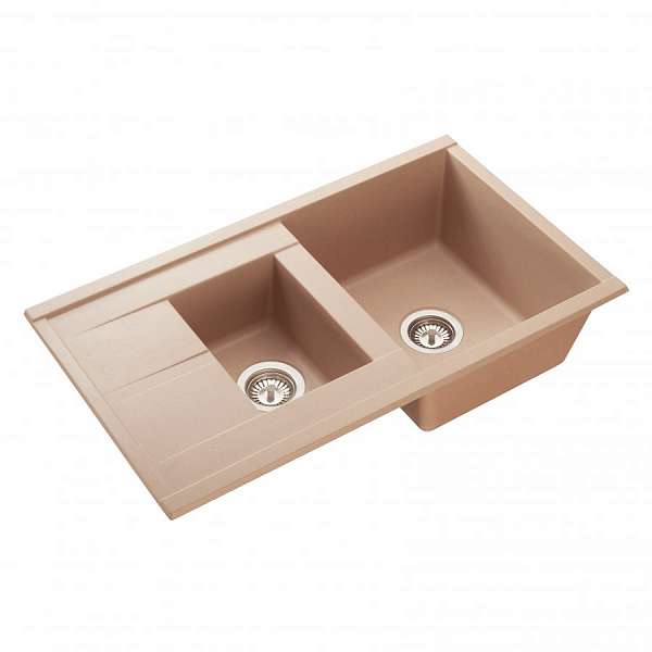 Мойка для кухни Aquaton Делия 87 латте 1A716232DE260