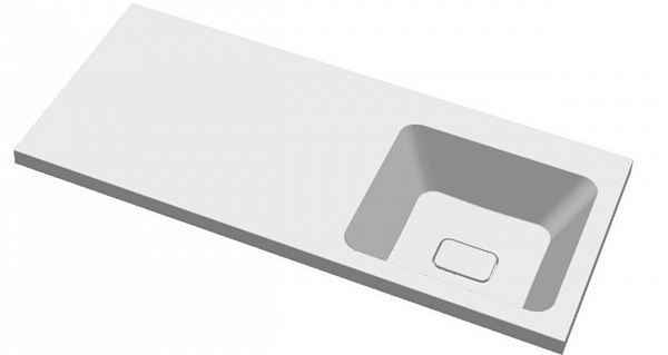 Раковина мебельная Мадера Камилла 120 (Правый)