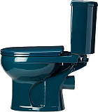 Унитаз-компакт Оскольская керамика Ирида Стандарт, с горизонтальным выпуском, зеленый