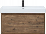 Тумба под раковину Aquanet Nova Lite 100 дуб рустикальный (1 ящик) 00249520