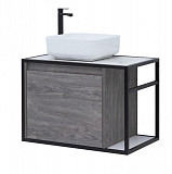 Тумба под раковину Aquanet Nova Lite Loft 75 L дуб рошелье 00261654