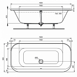 Акриловая ванна Ideal Standard Tonic II K747301 190x90