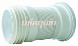 Труба фановая гофрированная армированная Wirquin L200-350 мм, D110 мм, для выпуска унитаза