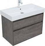 Тумба под раковину Aquanet Nova Lite 85 дуб рошелье, 2 ящика 00249937