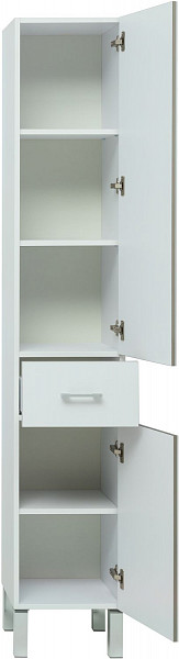 Шкаф-пенал для ванной Aquanet Верона 35 белый (напольный) 00178970
