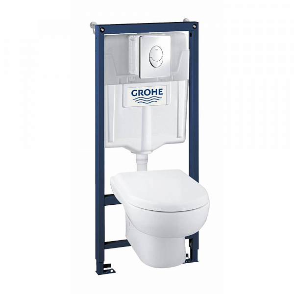 Комплект Grohe 39191000 унитаз Lecico Medison + инсталляция + клавиша