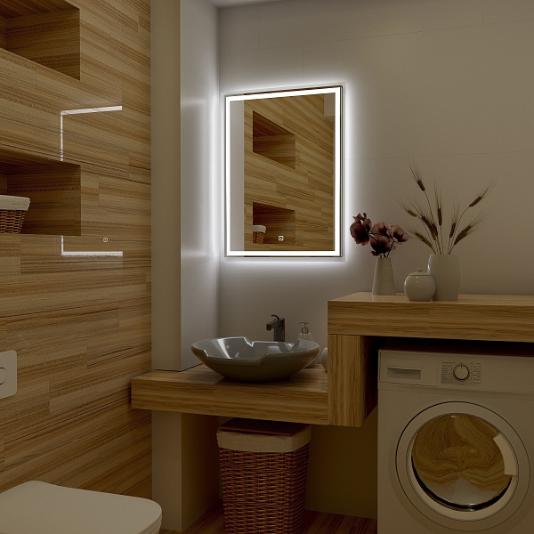 Зеркало Континент "Fancy Led" 600x800