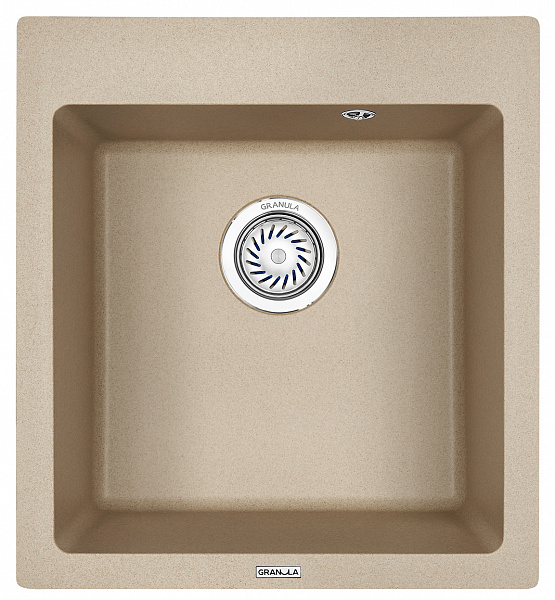 Мойка кухонная Granula квадратная кварц 4651, ПЕСОК