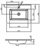Раковина Jacob Delafon Ola 61х46 см EXSA112-00