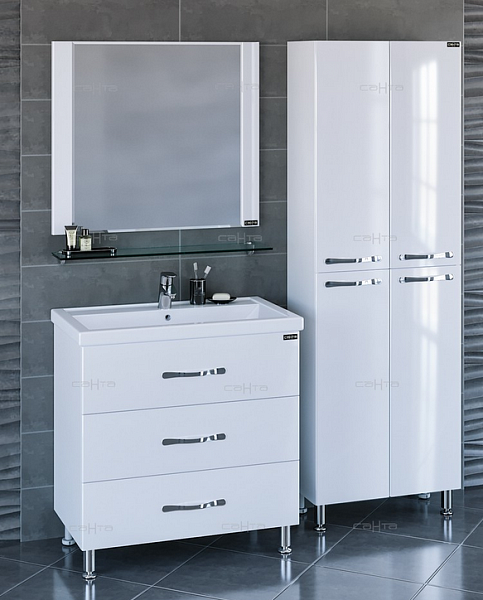 Тумба под раковину Виктория 80 напольная Санта 700129N