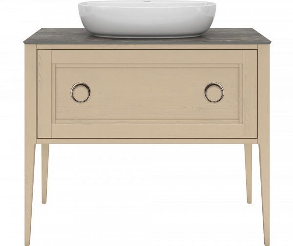 Тумба Kerama Marazzi PLAZA Classic Neo напольная с ящиками 100, капучино матовая